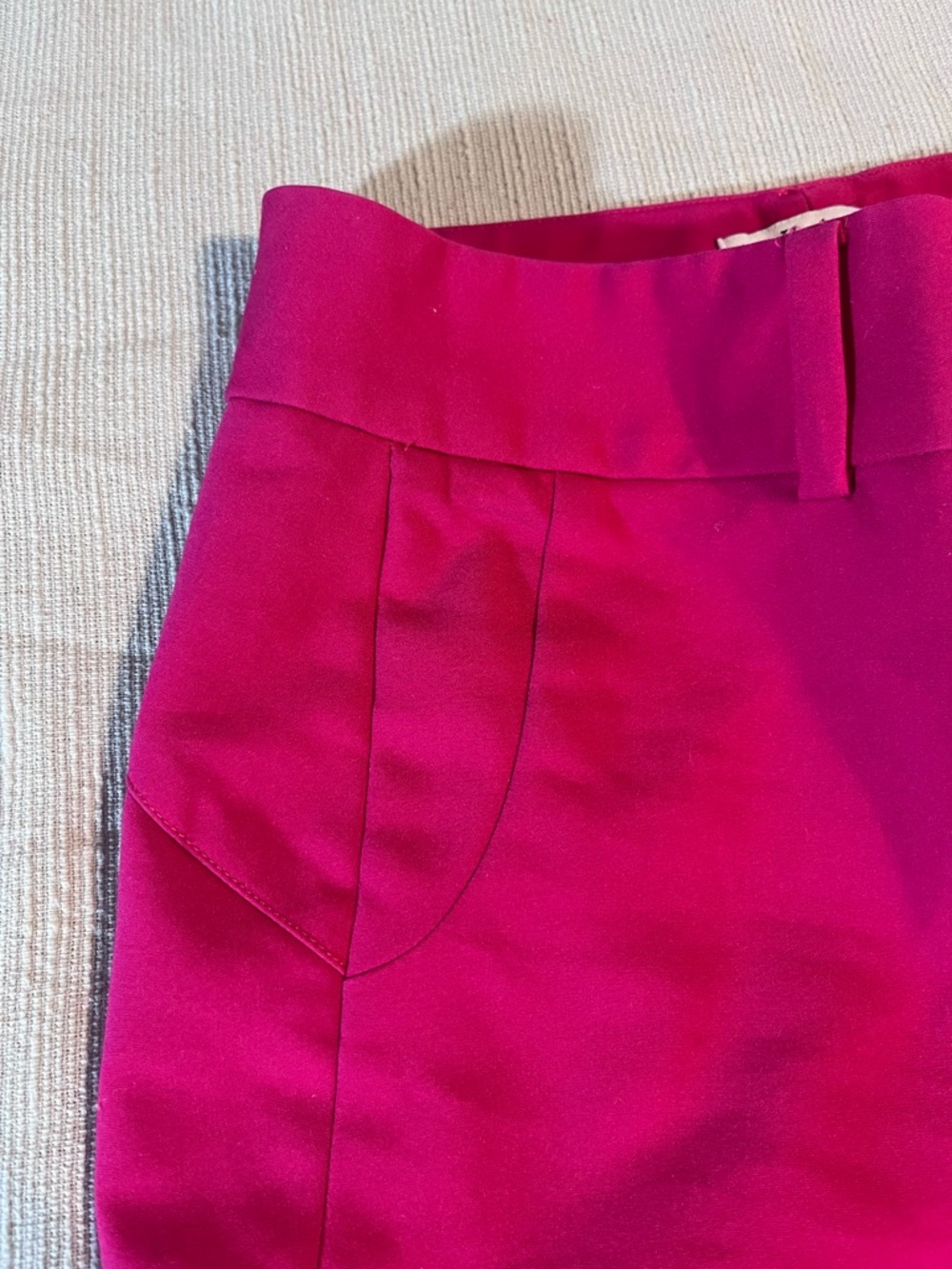Chaus Hot Pink Tailored Pants - Picture 3 of 4